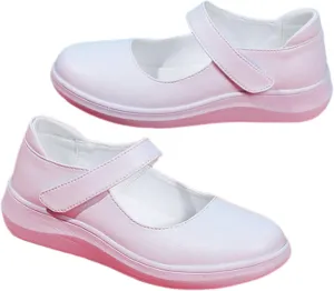 Yytcsjz Women Nurse Sneakers, Womens Non-Slip Breathable Comfortable Working Nurse Shoes, Casual Leather Comfy Orthopedic Wedge Platform Loafers Sneake, for Hospital Nurse Doctors