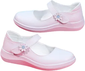 Yytcsjz Women Nurse Sneakers, Womens Non-Slip Breathable Comfortable Working Nurse Shoes, Casual Leather Comfy Orthopedic Wedge Platform Loafers Sneake, for Hospital Nurse Doctors
