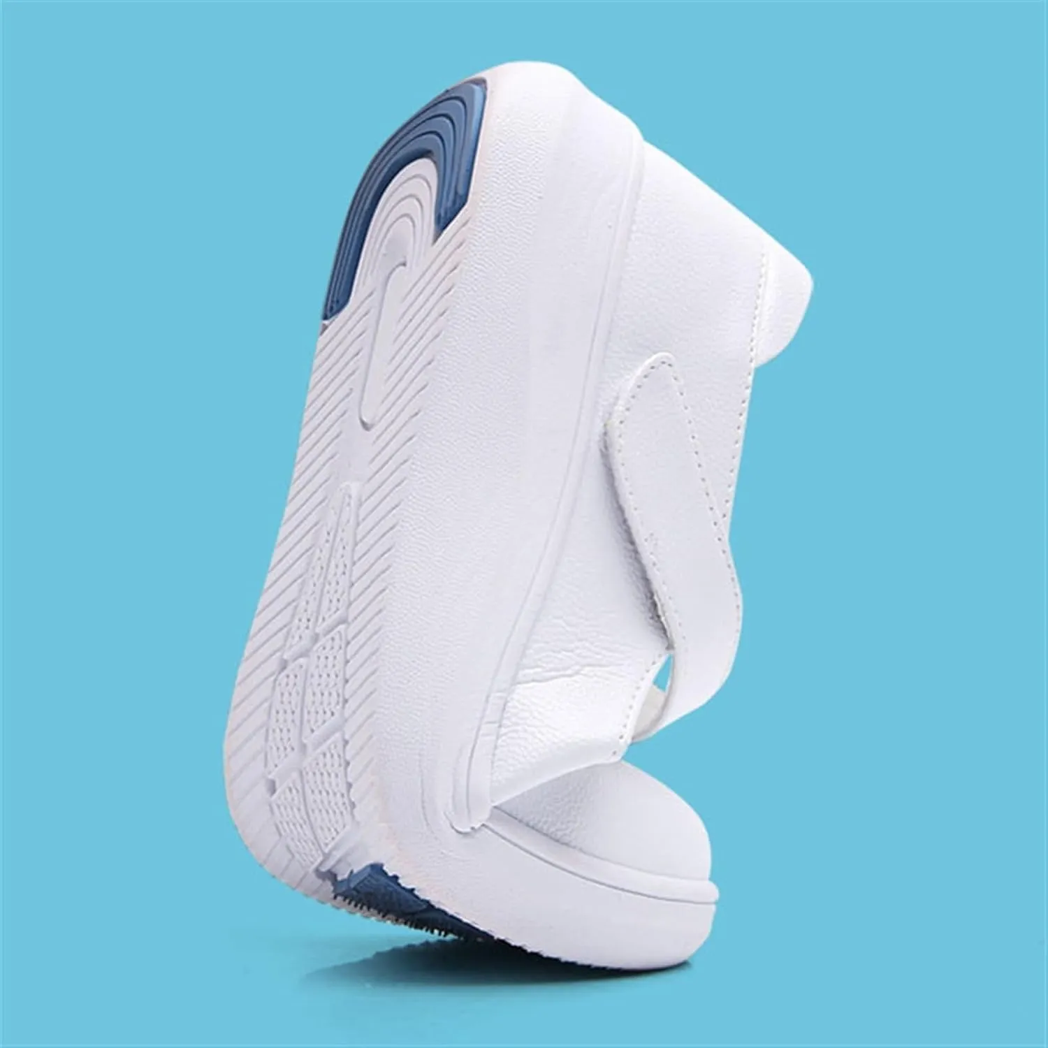 Yytcsjz Women Nurse Sneakers, Womens Non-Slip Breathable Comfortable Working Nurse Shoes, Casual Leather Comfy Orthopedic Wedge Platform Loafers Sneake, for Hospital Nurse Doctors