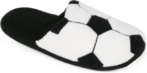 Zac & Evan Little Boys' Sports Fleece Scuff Slipper Shoe