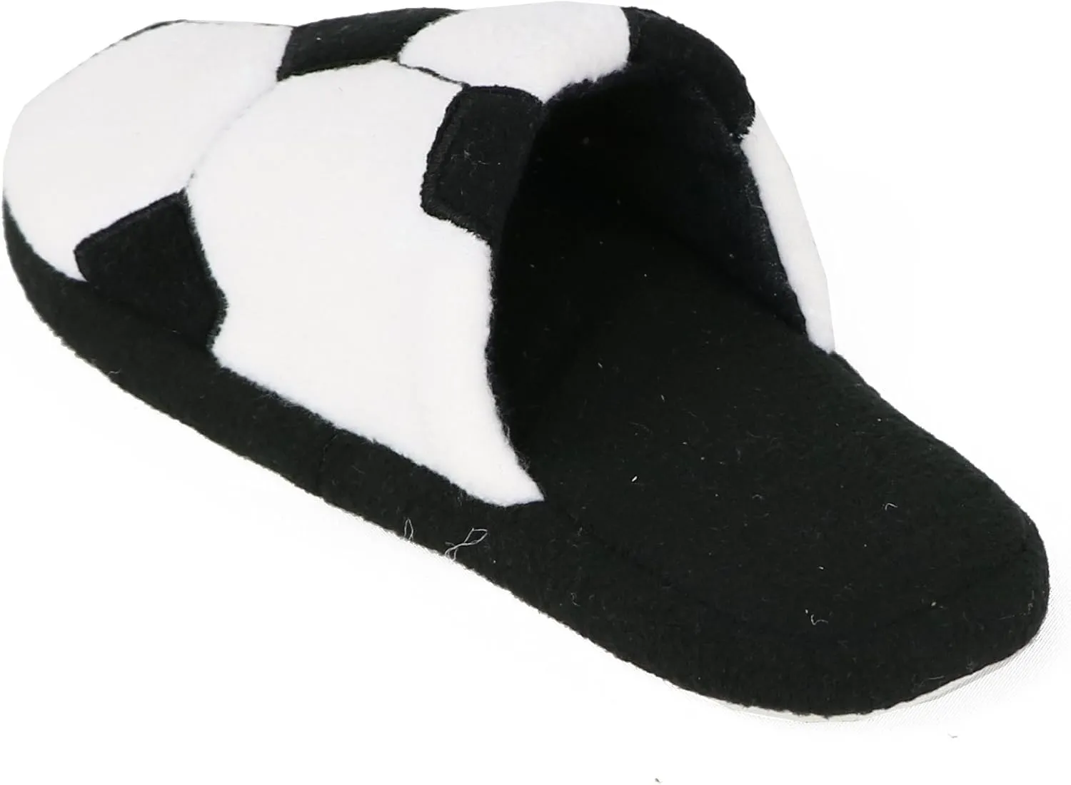 Zac & Evan Little Boys' Sports Fleece Scuff Slipper Shoe