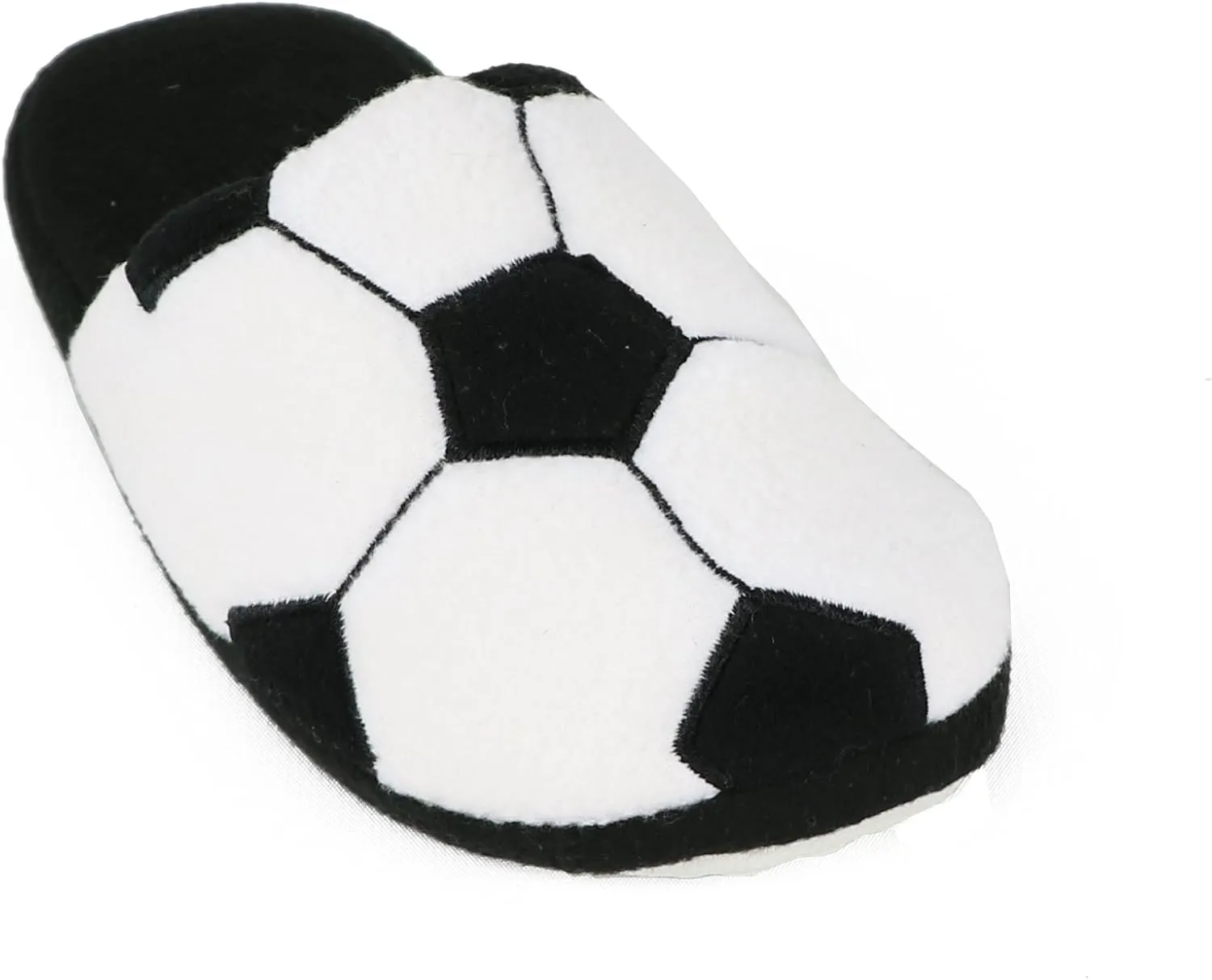 Zac & Evan Little Boys' Sports Fleece Scuff Slipper Shoe