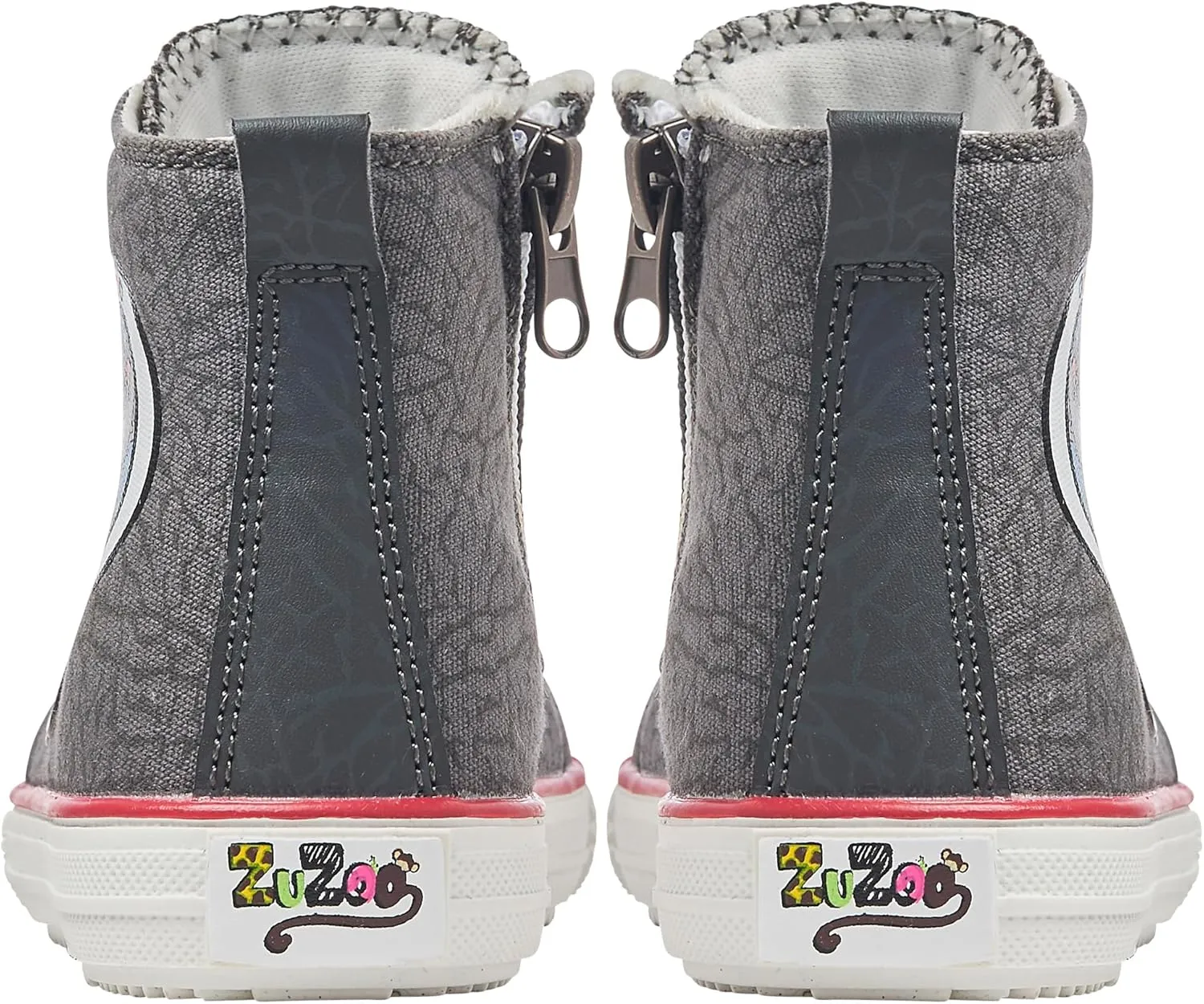 ZuZoo Kids Shoes Animal-Themed, High-Top Canvas Shoe