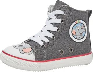 ZuZoo Kids Shoes Animal-Themed, High-Top Canvas Shoe